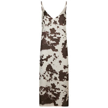 Indlæs billede til gallerivisning NEO NOIR Kamran Cow Print Dress Brown
