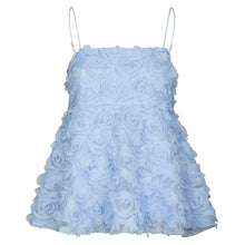 Indlæs billede til gallerivisning NEO NOIR Kenli Flower Top Light Blue

