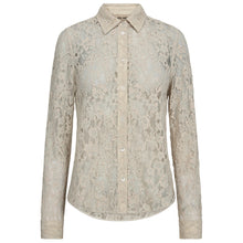 Indlæs billede til gallerivisning MOS MOSH Kether Lace Sequin Shirt Summer Sand
