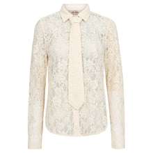 Indlæs billede til gallerivisning MOS MOSH Kether Lace Tie Shirt Ecru
