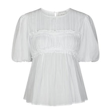Indlæs billede til gallerivisning NEO NOIR Kiril S Voile Blouse White
