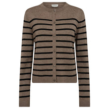 Indlæs billede til gallerivisning BRUUN &amp; STENGADE Kjersti Reg. Fit Knitwear Brown/Black
