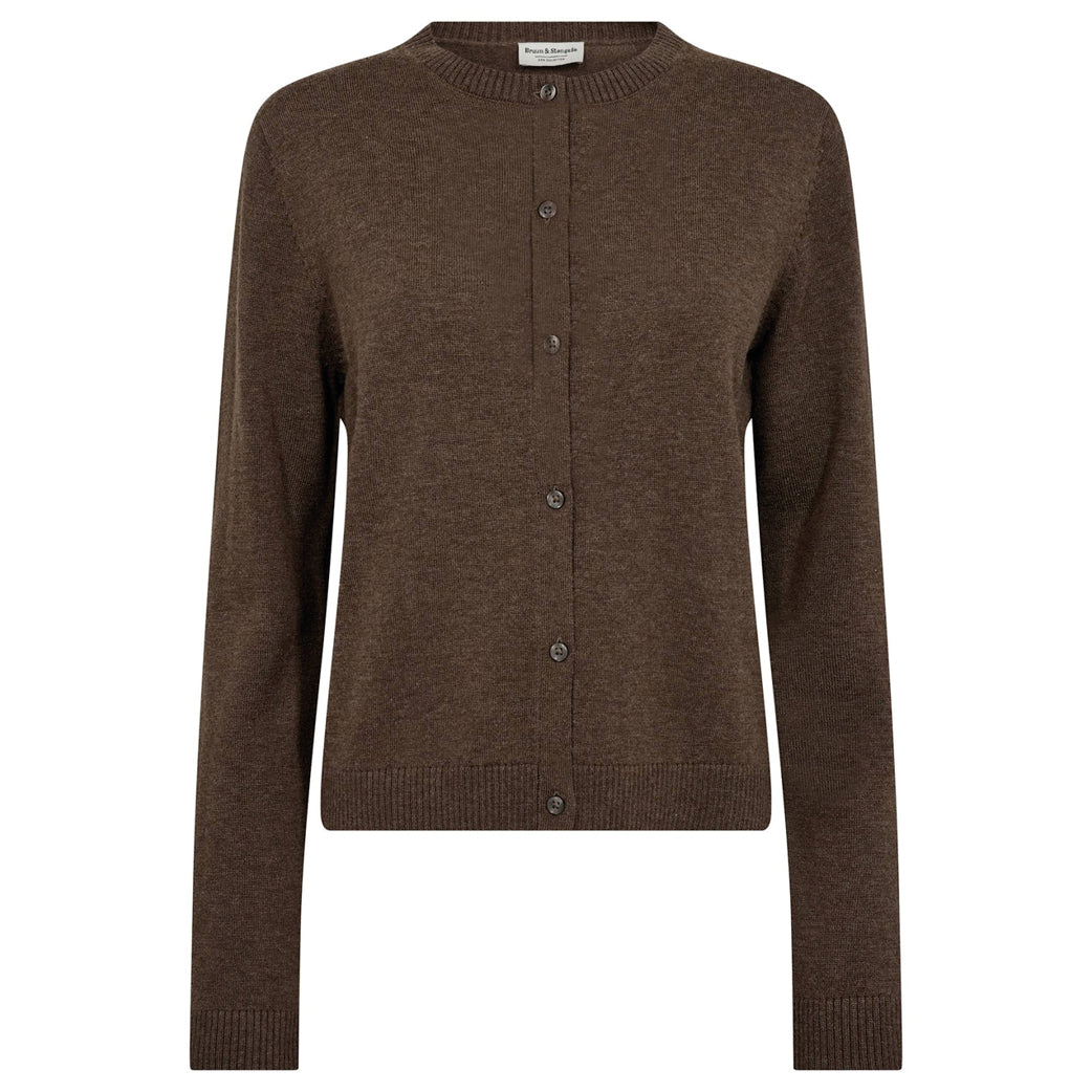 BRUUN & STENGADE Kjersti Reg. Fit Knitwear Dark Brown