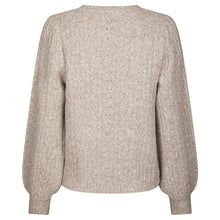 Indlæs billede til gallerivisning NEO NOIR Koteas Cable Knit Cardigan Beige
