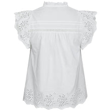 Indlæs billede til gallerivisning NEO NOIR Kyoti Embroidery Top White

