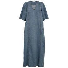 Indlæs billede til gallerivisning HAUTE L&#39;AMITIE Denim Raw Hem Dress Denim Blue
