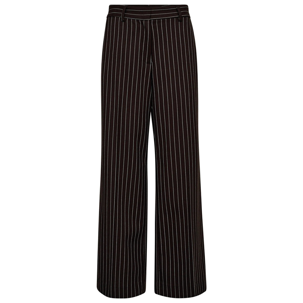 HAUTE L'AMITIE Sue Wide Pin Pant Mocca