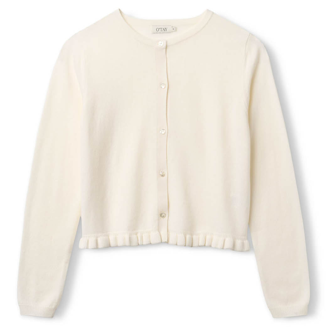 O'TAY Laila Cardigan Off White