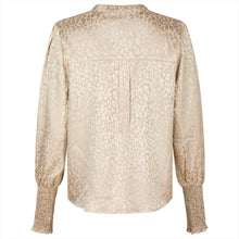 Indlæs billede til gallerivisning NEO NOIR Landa Leo Jaquard Blouse Champagne
