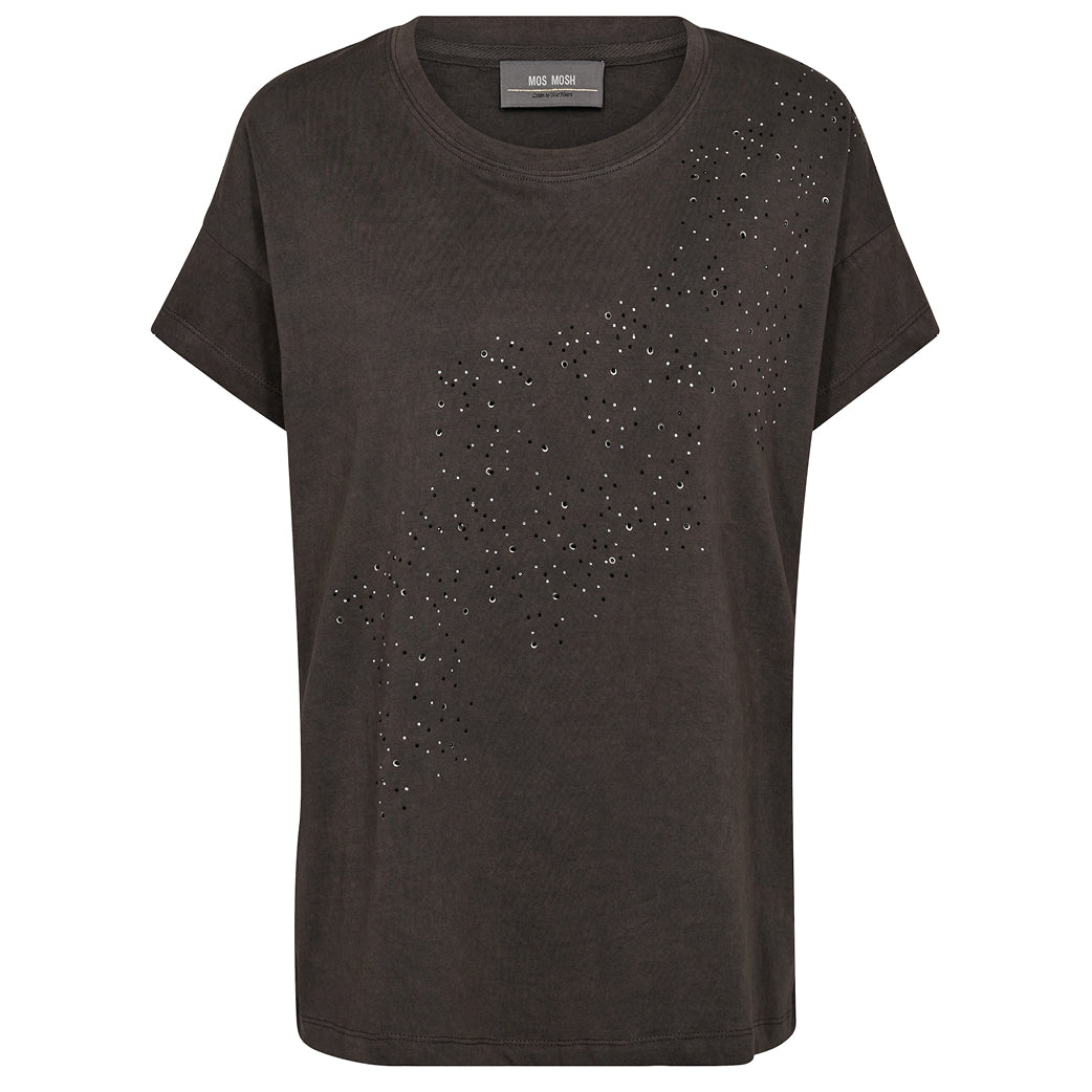 MOS MOSH Lari O-SS Stud Tee Asphalt