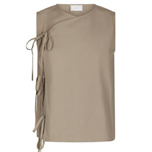 Indlæs billede til gallerivisning NEO NOIE Lasa C Poplin Top Taupe
