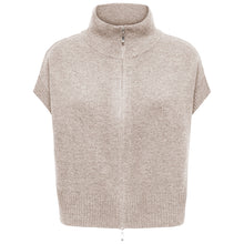 Indlæs billede til gallerivisning JDY Lea Way Zip Vest Natur
