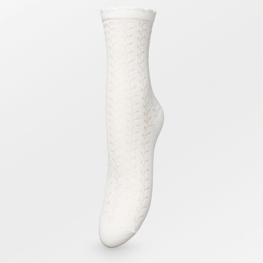 BECK SÖNDERGAARD Leofa Cotta Sock Birch White