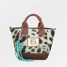 Indlæs billede til gallerivisning BECK SÖNDERGAARD Leola Canvas Gabby Bag Aqua Gray
