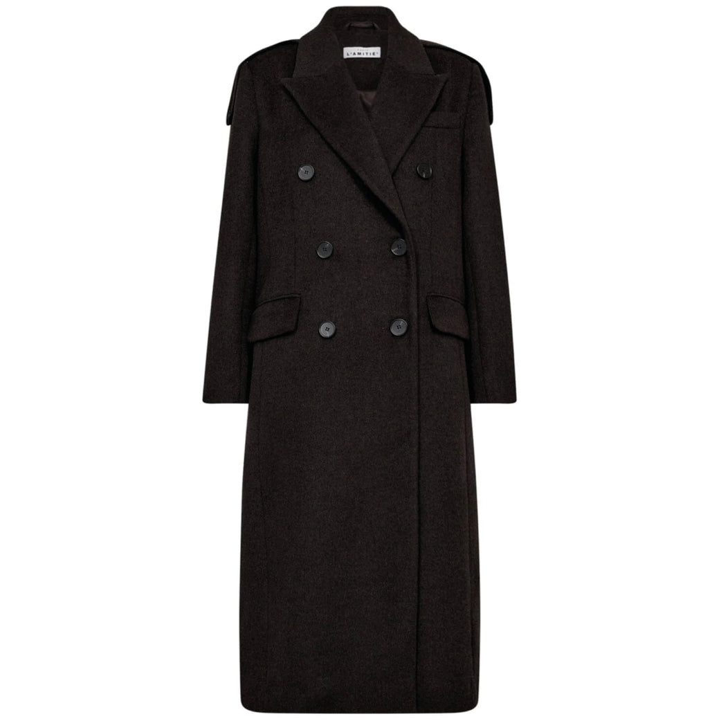 HAUTE L'AMITIE Lida Tailor Wool Coat Autumn Mocca