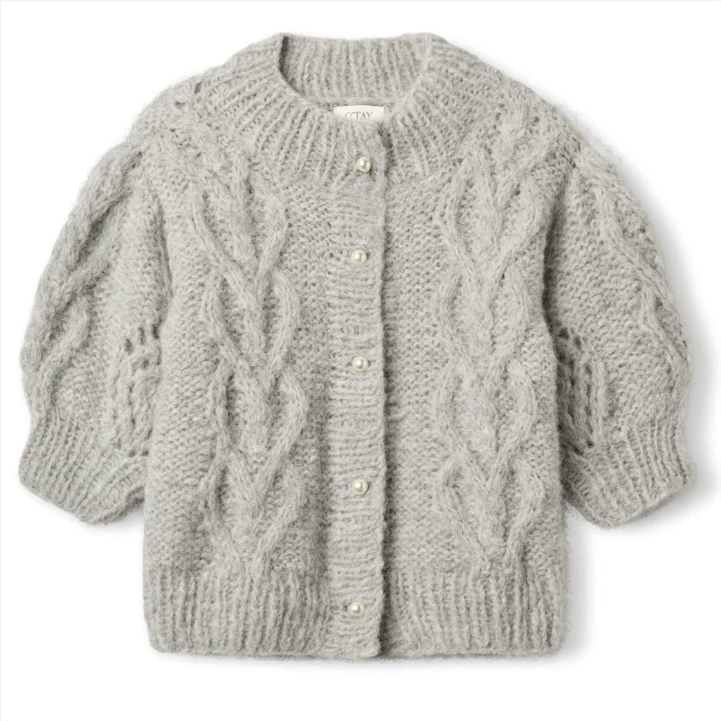 O'TAY Lilo Cardigan Light Grey