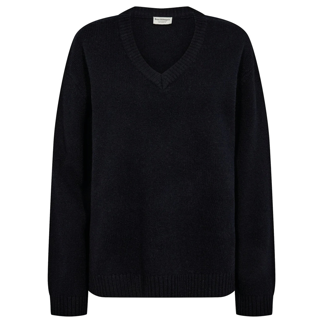 BRUUN & STENGADE Lina Reg. Fit Knitwear Navy
