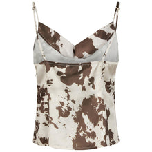 Indlæs billede til gallerivisning NEO NOIR Lindy Cow Print Top Brown
