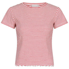 Indlæs billede til gallerivisning NEO NOIR Lonnie Stripe Tee Red
