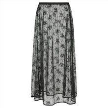 Indlæs billede til gallerivisning NEO NOIR Loret Lace Sequins Skirt Black
