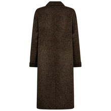 Indlæs billede til gallerivisning MOS MOSH Lucca Barkley Wool Coat Slate Black
