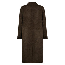 Indlæs billede til gallerivisning MOS MOSH Lucca Barkley Wool Coat Slate Black
