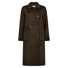 Indlæs billede til gallerivisning MOS MOSH Lucca Barkley Wool Coat Slate Black
