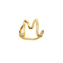 Indlæs billede til gallerivisning MAANESTEN M Alphabet Ring
