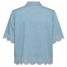 Indlæs billede til gallerivisning MOS MOSH Magda Softy Shirt Light Blue
