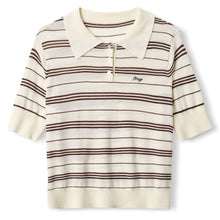 Indlæs billede til gallerivisning O'TAY Malli Polo T-Shirt Creme
