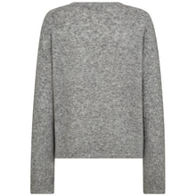 Indlæs billede til gallerivisning MOS MOSH Mape O-Neck Knit Grey Melange
