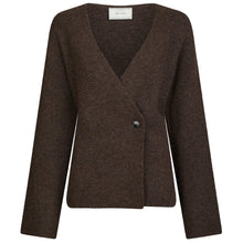 Indlæs billede til gallerivisning NEO NOIR Marie Louise Knit Cardigan Brown
