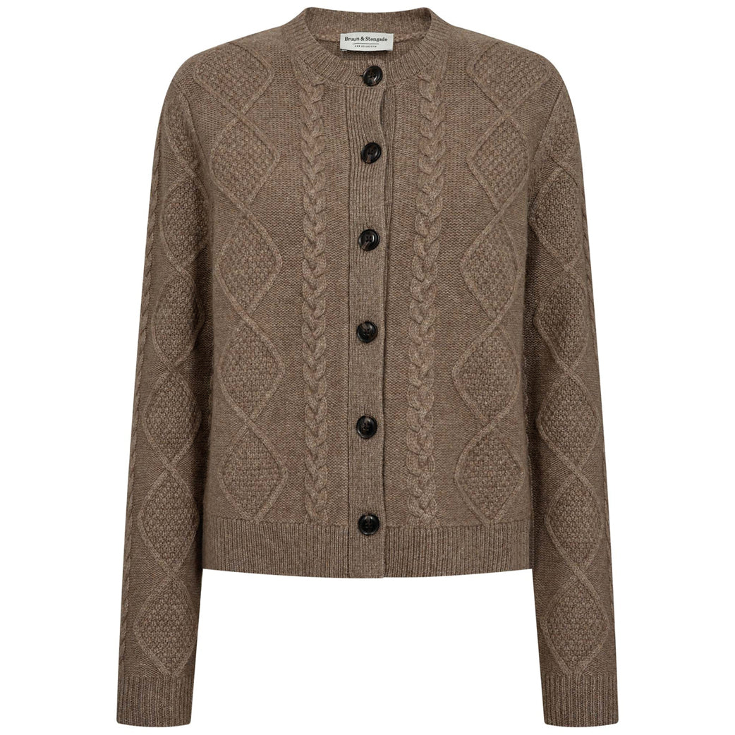 BRUUN & STENGADE Marita Reg. Fit Knitwear Brown