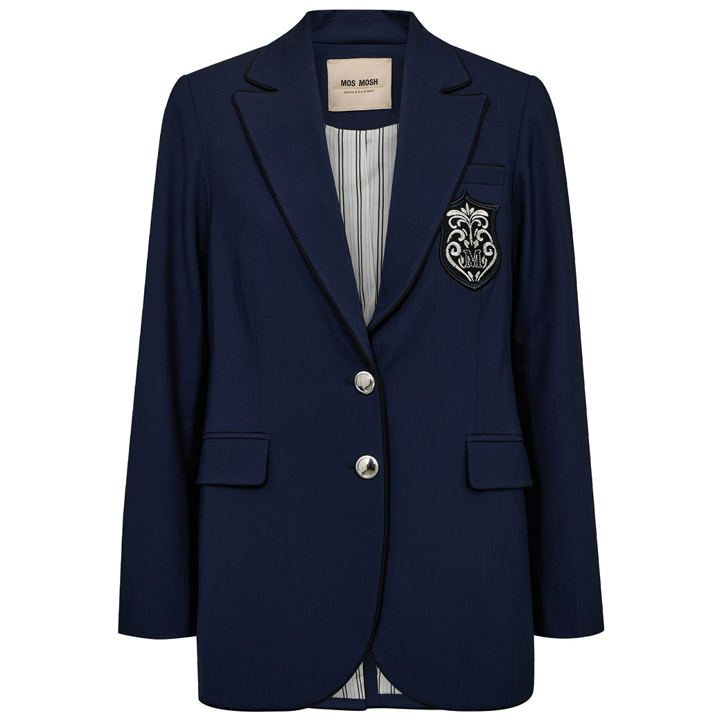 MOS MOSH Marjurie Piet Blazer Maritime Blue