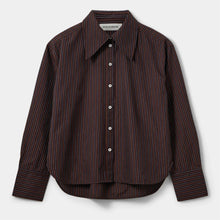 Indlæs billede til gallerivisning SOFIE SCHNOOR Mashasw Striped Shirt Dark Plum

