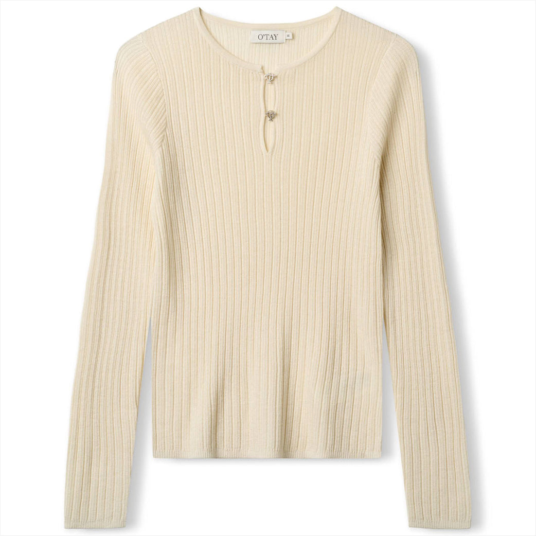 O'TAY Megan Blouse Off White