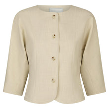 Indlæs billede til gallerivisning NEO NOIR Mesto Melange Jacket Beige Melange
