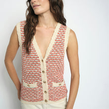 Indlæs billede til gallerivisning MOS MOSH Miah Knit Vest Emberglow
