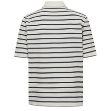 Indlæs billede til gallerivisning MOS MOSH Milena Polo Tee Maritime Blue
