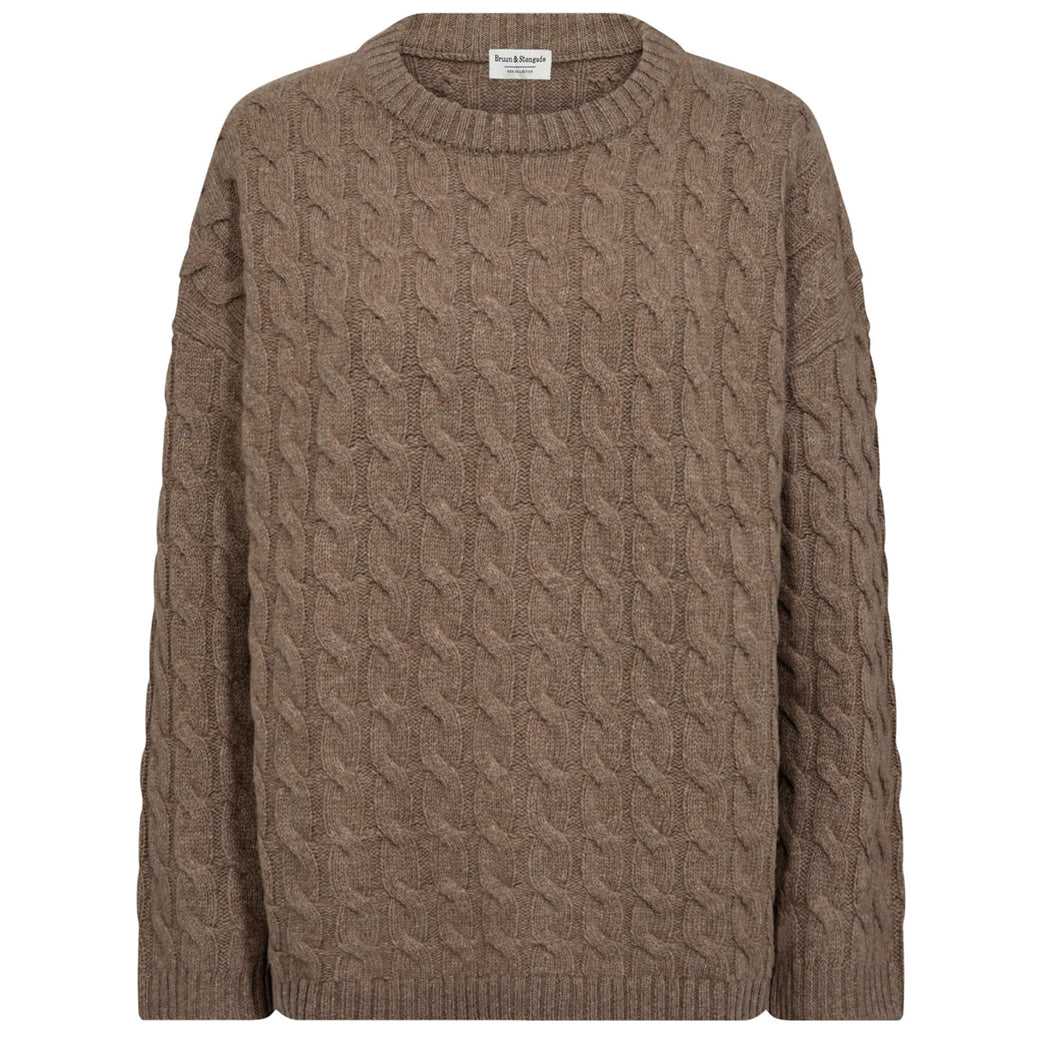 BRUUN & STENGADE Miranda Reg. Fit Knitwear Brown