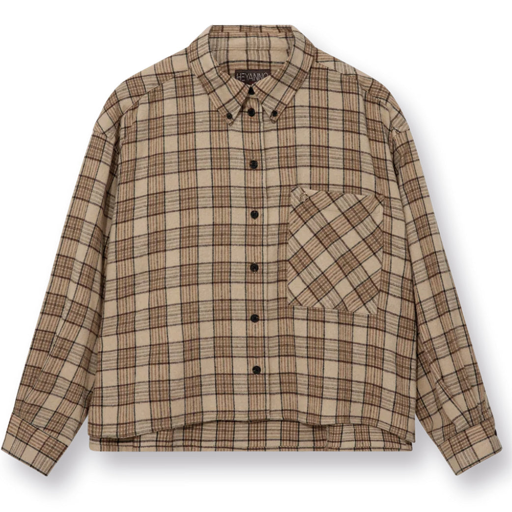 HEYANNO Mirror Check Shirt Foxtrot