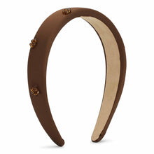 Indlæs billede til gallerivisning SUI AVA Floral Gleam Headband Chocolate
