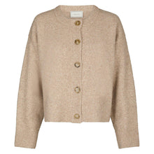Indlæs billede til gallerivisning NEO NOIR Muki Knit Cardigan Sand Melange
