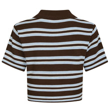 Indlæs billede til gallerivisning NEO NOIR Mulann Polo Blouse Dark Brown
