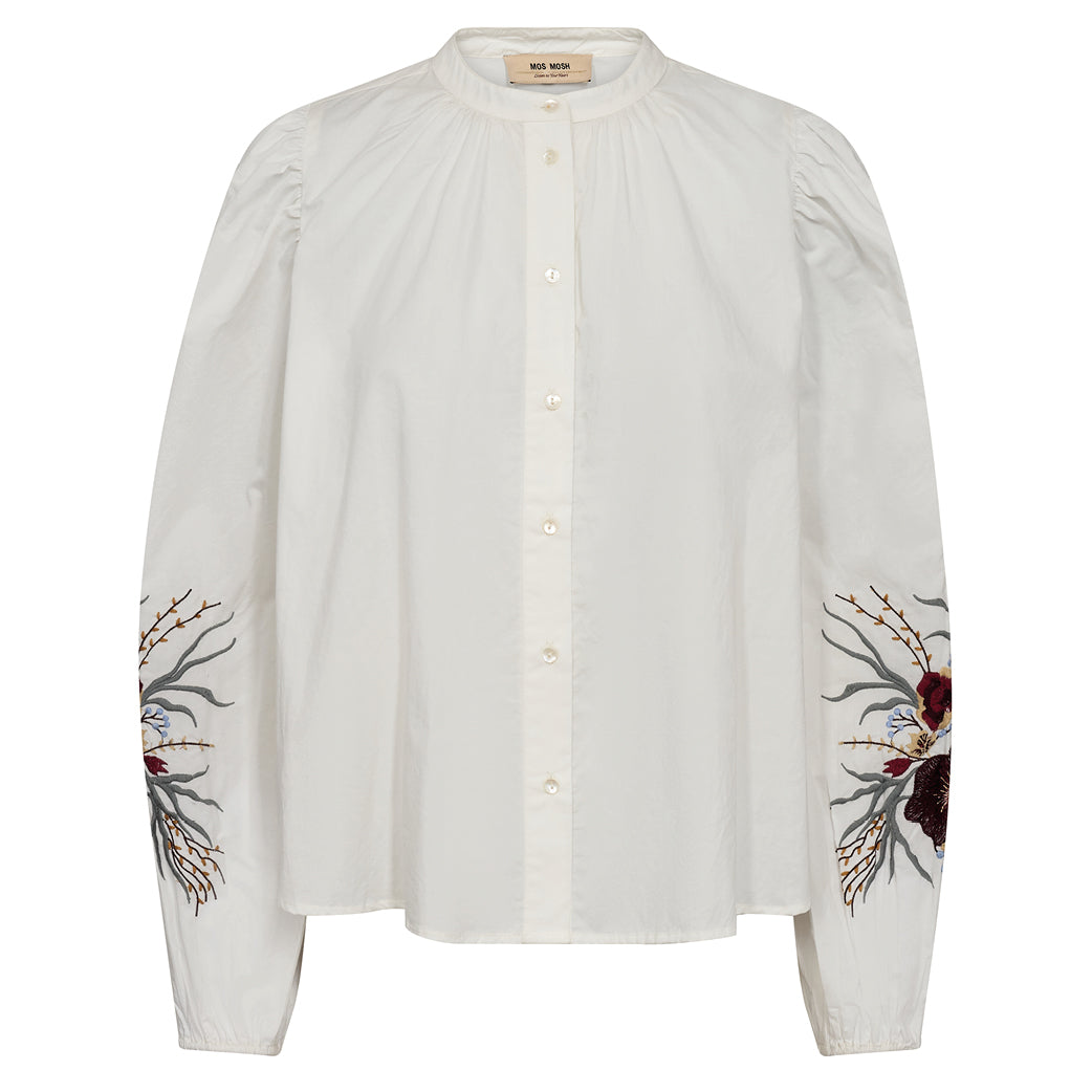 MOS MOSH Mysa Popli Shirt Ecru