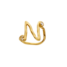 Indlæs billede til gallerivisning MAANESTEN Alphabet Ring
