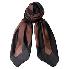 Indlæs billede til gallerivisning BLACK COLOUR Bcnalira Silk Scarf Mocca
