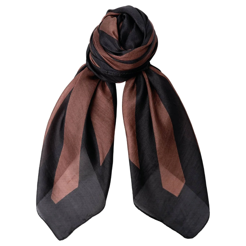 BLACK COLOUR Bcnalira Silk Scarf Mocca