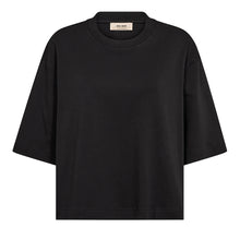 Indlæs billede til gallerivisning MOS MOSH Natalie O-ss Boxy Tee Black
