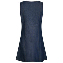 Indlæs billede til gallerivisning NEO NOIR Nava Denim Dress Dark Blue
